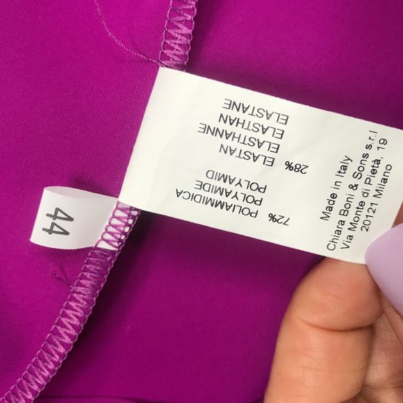 New Auc CHIARA BONI LA PETITE ROBE Fuchsia dress - Picture 7 of 8